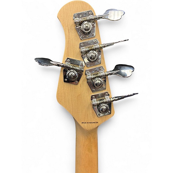 Used Sterling by Music Man Ray5 5 String Ruby Red Burst Satin Electric Bass Guitar