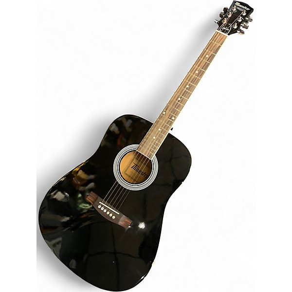 Used Maestro SA41BKCH Black Acoustic Guitar