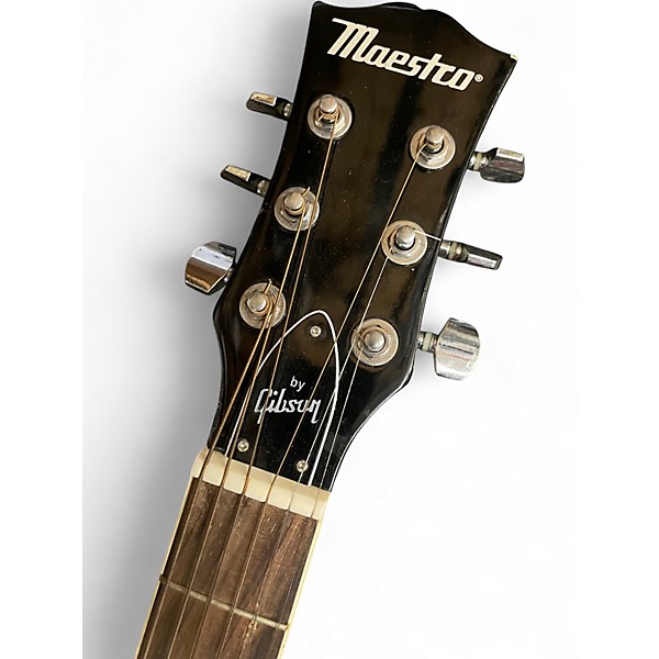 Used Maestro SA41BKCH Black Acoustic Guitar