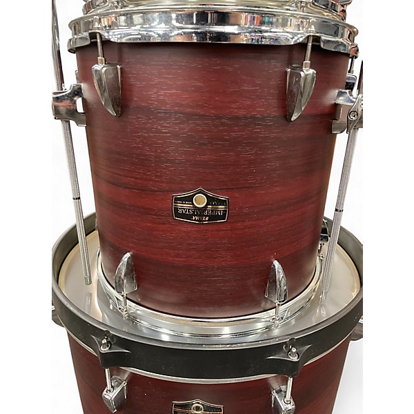 Used TAMA 4 Piece Imperialstar Burgundy Walnut Wrap Drum Kit