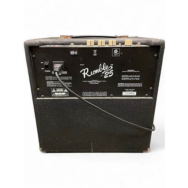 Used Fender Rumble 25 25W 1x8 Bass Combo Amp