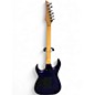 Vintage 1990s Ibanez EX370 Blue Solid Body Electric Guitar