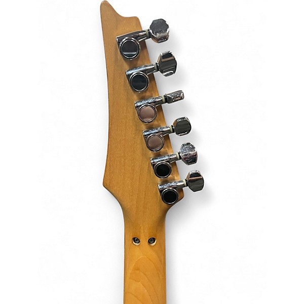 Vintage 1990s Ibanez EX370 Blue Solid Body Electric Guitar