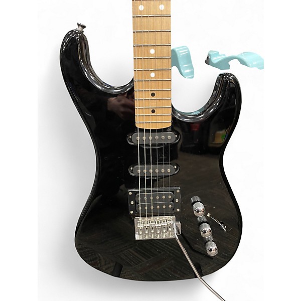 Used Kramer Focus Vt211s Black Solid Body Electric Guitar