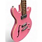 Used Daisy Rock Retro-H Pink Hollow Body Electric Guitar