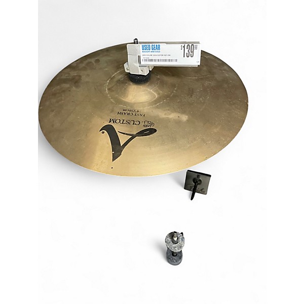 Used Zildjian 14in A Custom Fast Crash Cymbal