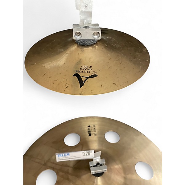 Used Zildjian 8in A Custom Splash Cymbal