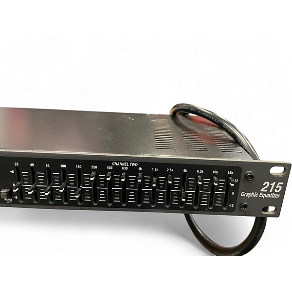 Used dbx 215 Dual 15-Band Graphic Equalizer