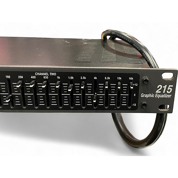 Used dbx 215 Dual 15-Band Graphic Equalizer
