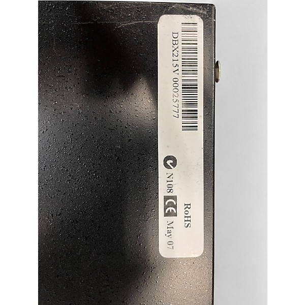 Used dbx 215 Dual 15-Band Graphic Equalizer