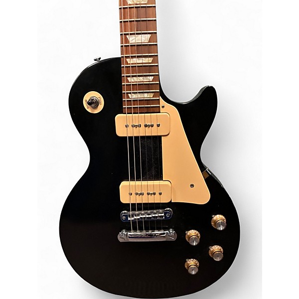 Used Gibson Les Paul Studio P90 Tribute Black Solid Body Electric Guitar