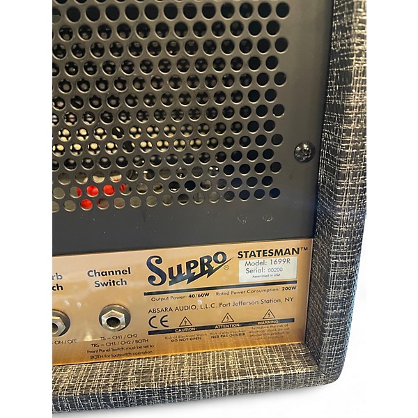 Used Supro STATESMAN 50 Tube Guitar Amp Head