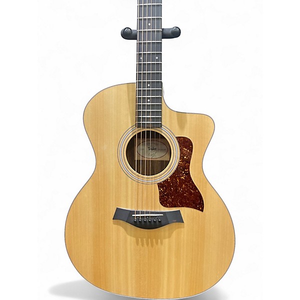 Used Taylor 214CE Natural Acoustic Electric Guitar