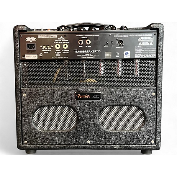 Used Fender Bassbreaker 15 FSR Midnight Oil Tube Guitar Combo Amp