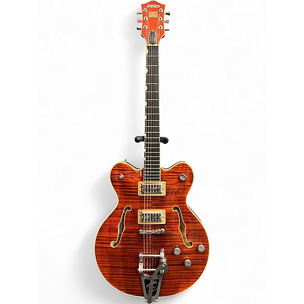 Used Gretsch Guitars The Broadkaster G6609TDC Flame Maple Bourbon Stain Hollow Body Electric Guitar