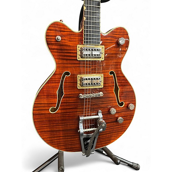 Used Gretsch Guitars The Broadkaster G6609TDC Flame Maple Bourbon Stain Hollow Body Electric Guitar