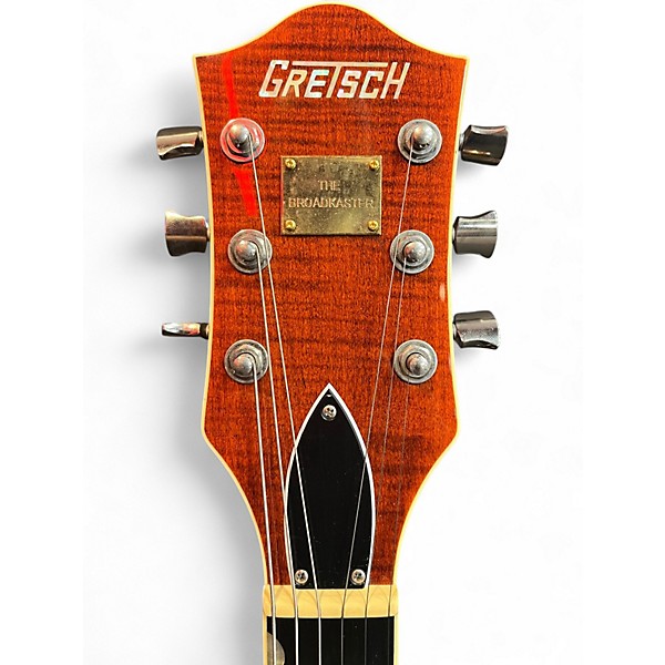 Used Gretsch Guitars The Broadkaster G6609TDC Flame Maple Bourbon Stain Hollow Body Electric Guitar