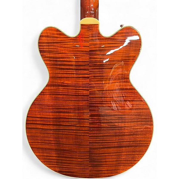 Used Gretsch Guitars The Broadkaster G6609TDC Flame Maple Bourbon Stain Hollow Body Electric Guitar