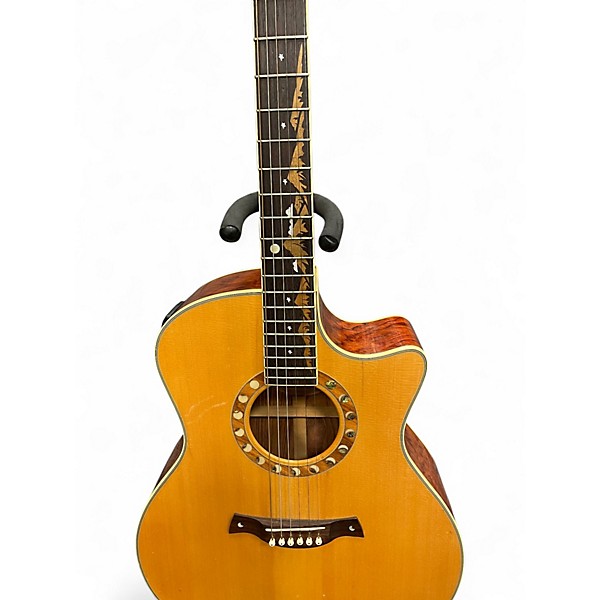 Used Crafter Guitars Moon Light 30th Anniversary Natural Acoustic Electric Guitar