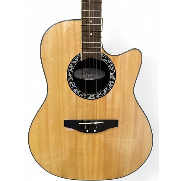 Used Applause AE128 Super Shallow Natural Acoustic Electric Guitar