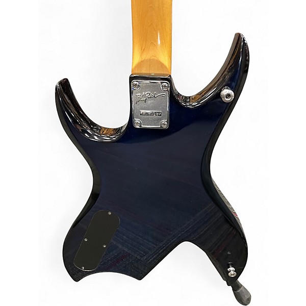 Used B.C. Rich Platinum Series Bich Blue Burst Solid Body Electric Guitar