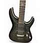 Used Schecter Guitar Research C1 Platinum Trans Black Solid Body Electric Guitar