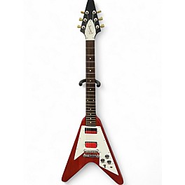 Used 2005 Gibson Flying V Worn Cherry Solid Body Electric Guitar