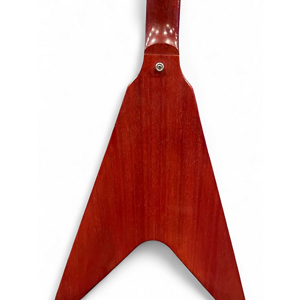 Used 2005 Gibson Flying V Worn Cherry Solid Body Electric Guitar