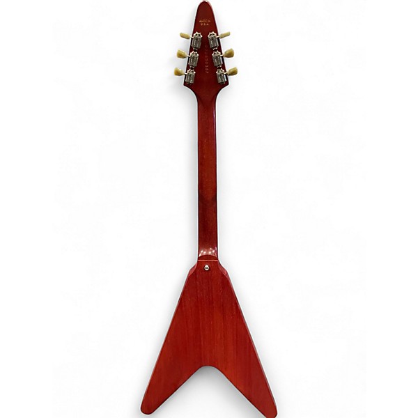 Used 2005 Gibson Flying V Worn Cherry Solid Body Electric Guitar