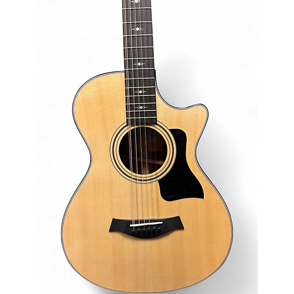 Used Taylor 352CE 12 STRING Natural 12 String Acoustic Electric Guitar