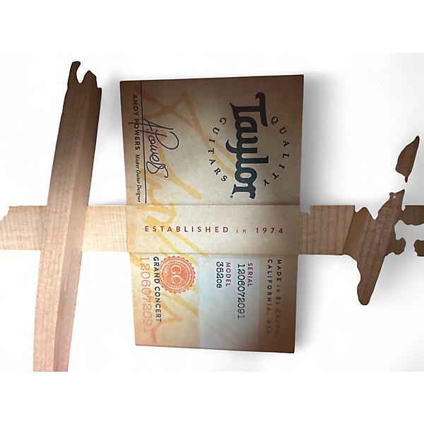 Used Taylor 352CE 12 STRING Natural 12 String Acoustic Electric Guitar