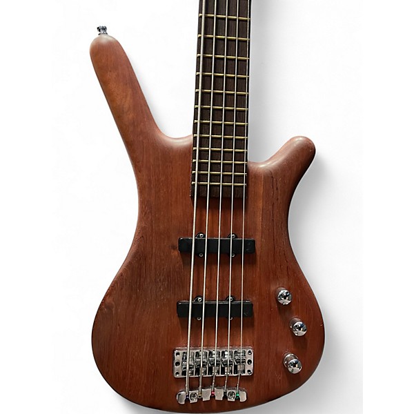 Used Warwick Corvette 5 String NATURAL Electric Bass Guitar