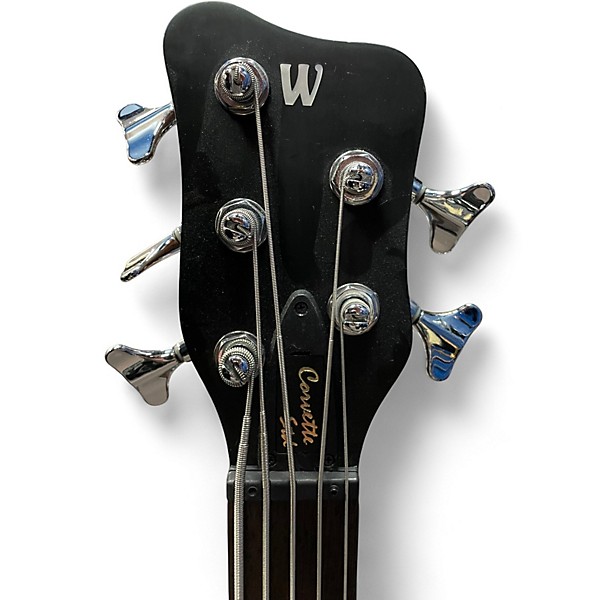 Used Warwick Corvette 5 String NATURAL Electric Bass Guitar