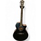 Used Ibanez AE140-WKH Black Acoustic Guitar