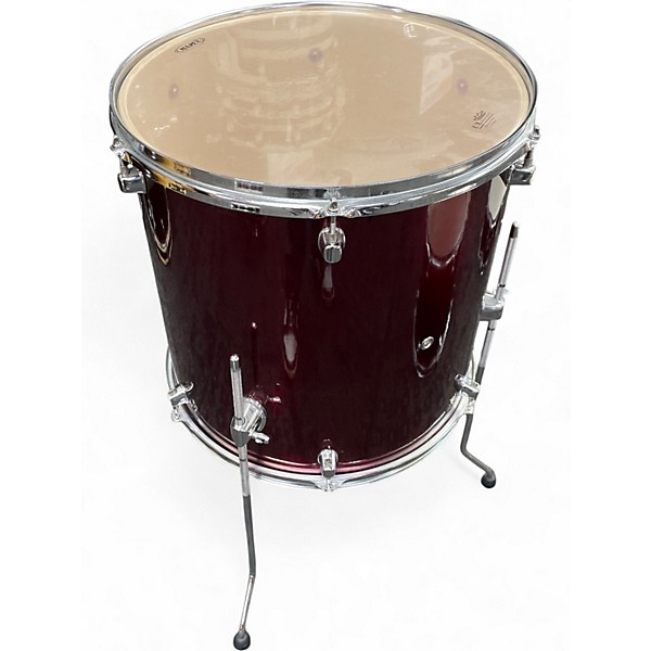 Used Mapex 5 Piece classic Maroon Drum Kit