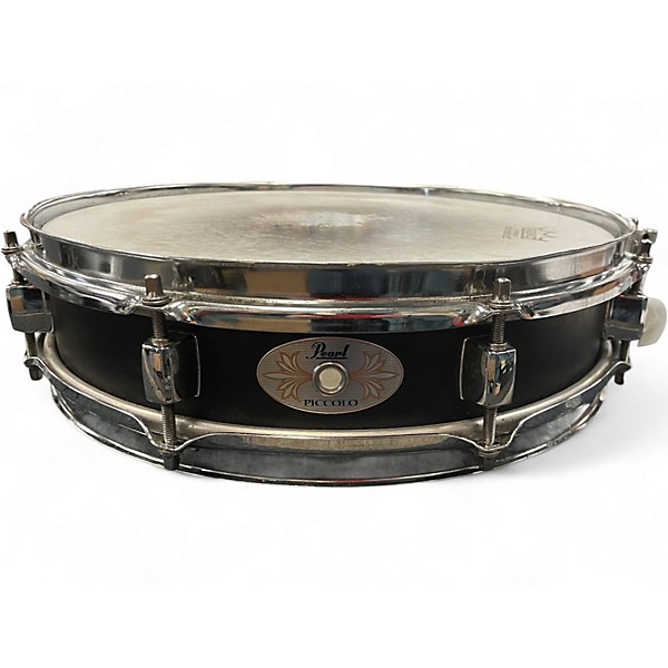 Used Pearl 13X3 Power Piccolo Snare Black Drum