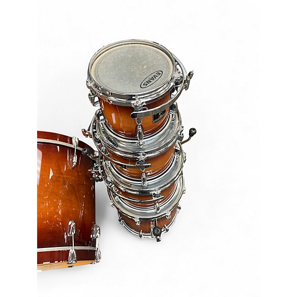 Used Gretsch Drums 5 Piece Renown Maple Maple Burst Drum Kit