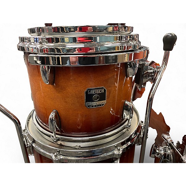 Used Gretsch Drums 5 Piece Renown Maple Maple Burst Drum Kit