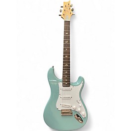 Used PRS SE Silver Sky STONE BLUE Solid Body Electric Guitar