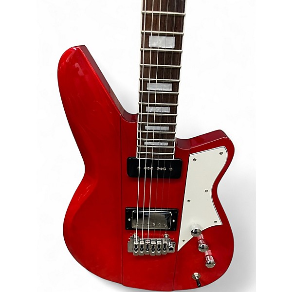 Used Reverend WARHAWK DOUBLE AGENT W NOS TRANS CHERRY Solid Body Electric Guitar