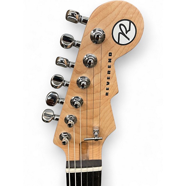 Used Reverend six gun hpp NOS chronic blue burst Solid Body Electric Guitar