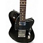 Used Reverend cross cut NOS midnight black Solid Body Electric Guitar