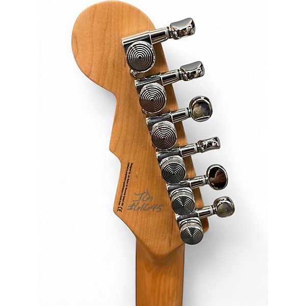 Used Reverend cross cut NOS midnight black Solid Body Electric Guitar