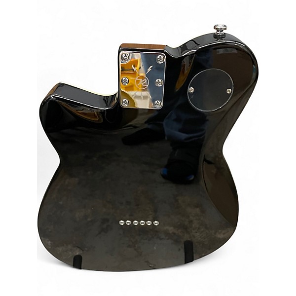 Used Reverend cross cut NOS midnight black Solid Body Electric Guitar