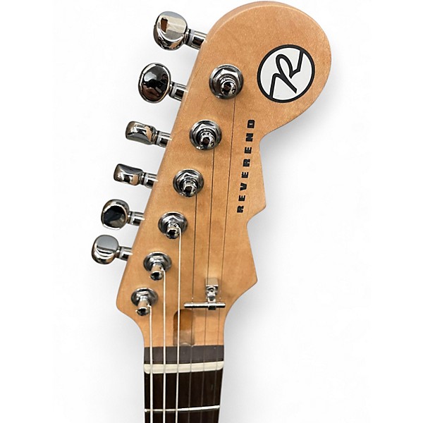 Used Reverend double agent w NOS periwinkle burst Solid Body Electric Guitar