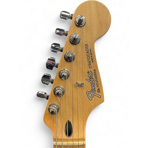 Used 2004 Fender Standard Stratocaster Olympic White Solid Body Electric Guitar