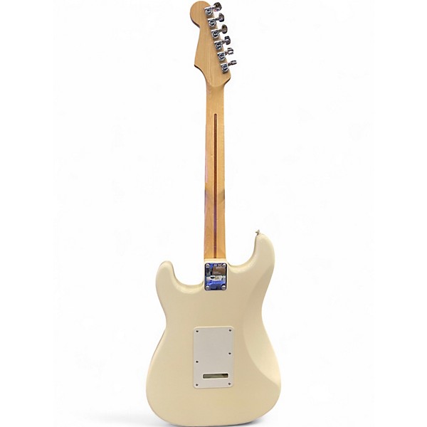 Used 2004 Fender Standard Stratocaster Olympic White Solid Body Electric Guitar