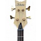 Used Schecter Guitar Research C4 Custom Natural Electric Bass Guitar