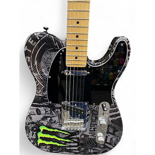 Used Fender American Standard Telecaster Monster Energy Solid Body Electric Guitar