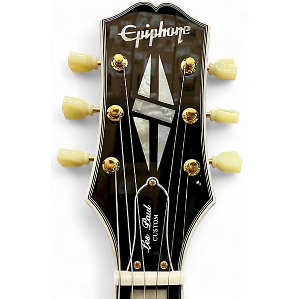 Used Epiphone Les Paul Custom P-90 BLACK Solid Body Electric Guitar